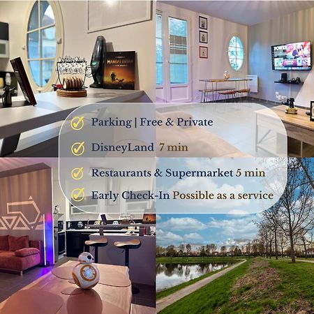 Once Upon A Time - 7Min From Disneyland - Free Private Parking - Self Checkin - Balcony - Barbecue Magny-le-Hongre Exteriér fotografie
