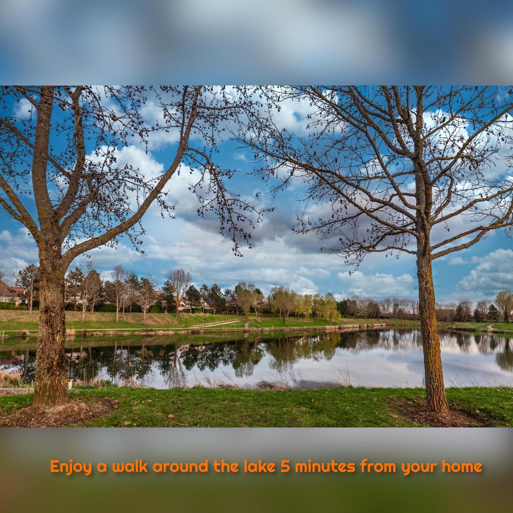 Once Upon A Time - 7Min From Disneyland - Free Private Parking - Self Checkin - Balcony - Barbecue Magny-le-Hongre Exteriér fotografie